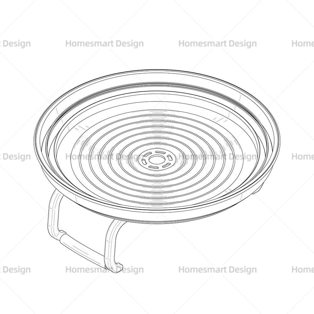 Microwave Cover Tray Stand Rack